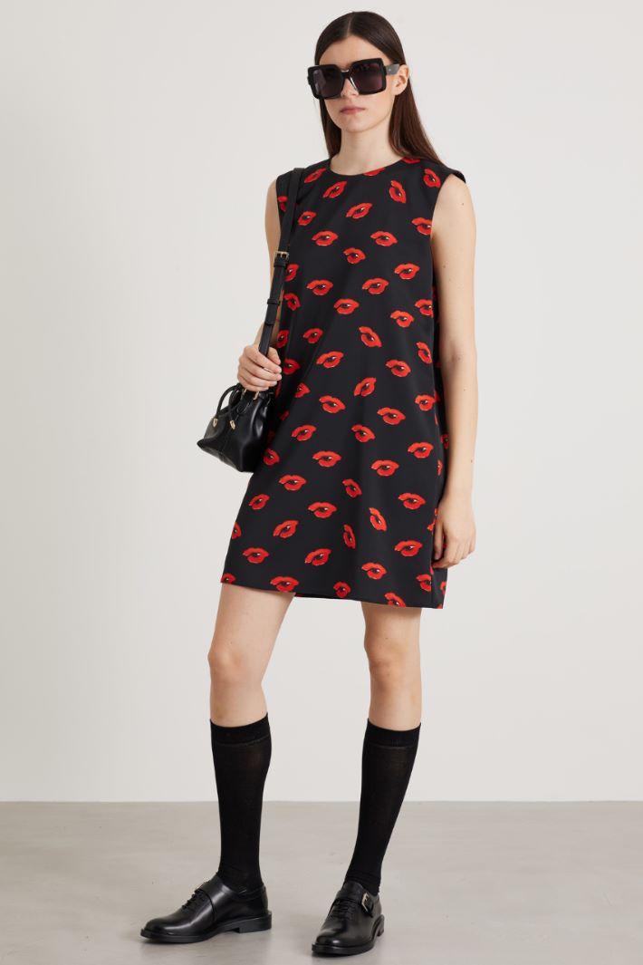 Abito Nero e rosso MARELLA BINGO 004 Donna 