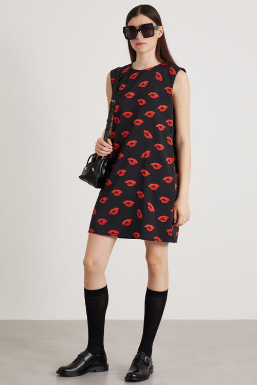 Abito Nero e rosso MARELLA BINGO 004 Donna 