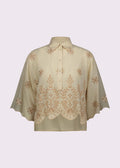 Camicia Beige GAUDì 45028 01 Donna 