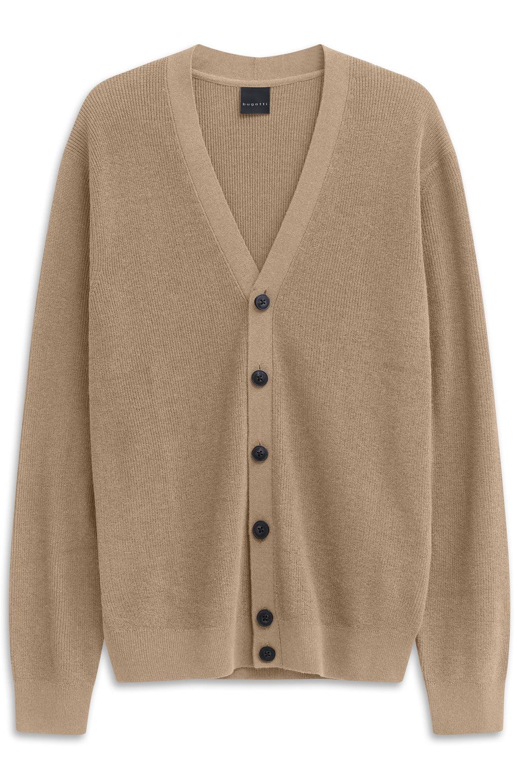 Cardigan Beige BUGATTI 85530D 40 Uomo 