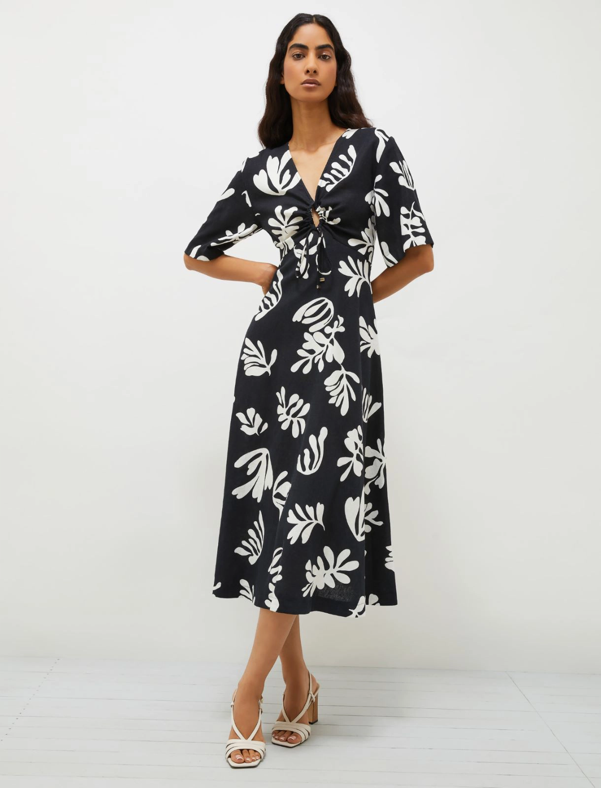 Abito Nero/bianco MARELLA MOLISE 002 Donna 