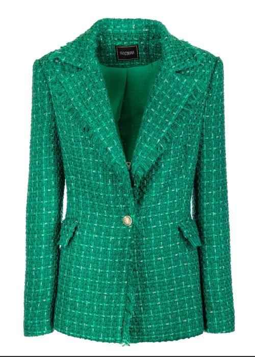 Giacca Verde smeraldo FRACOMINA W65901 152 Donna 