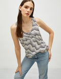 Top Bianco/nero MARELLA CALIPSO 003 Donna 