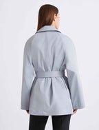 Trench Donna Celeste Cotone Tinta unita MARELLA - Modalternativa