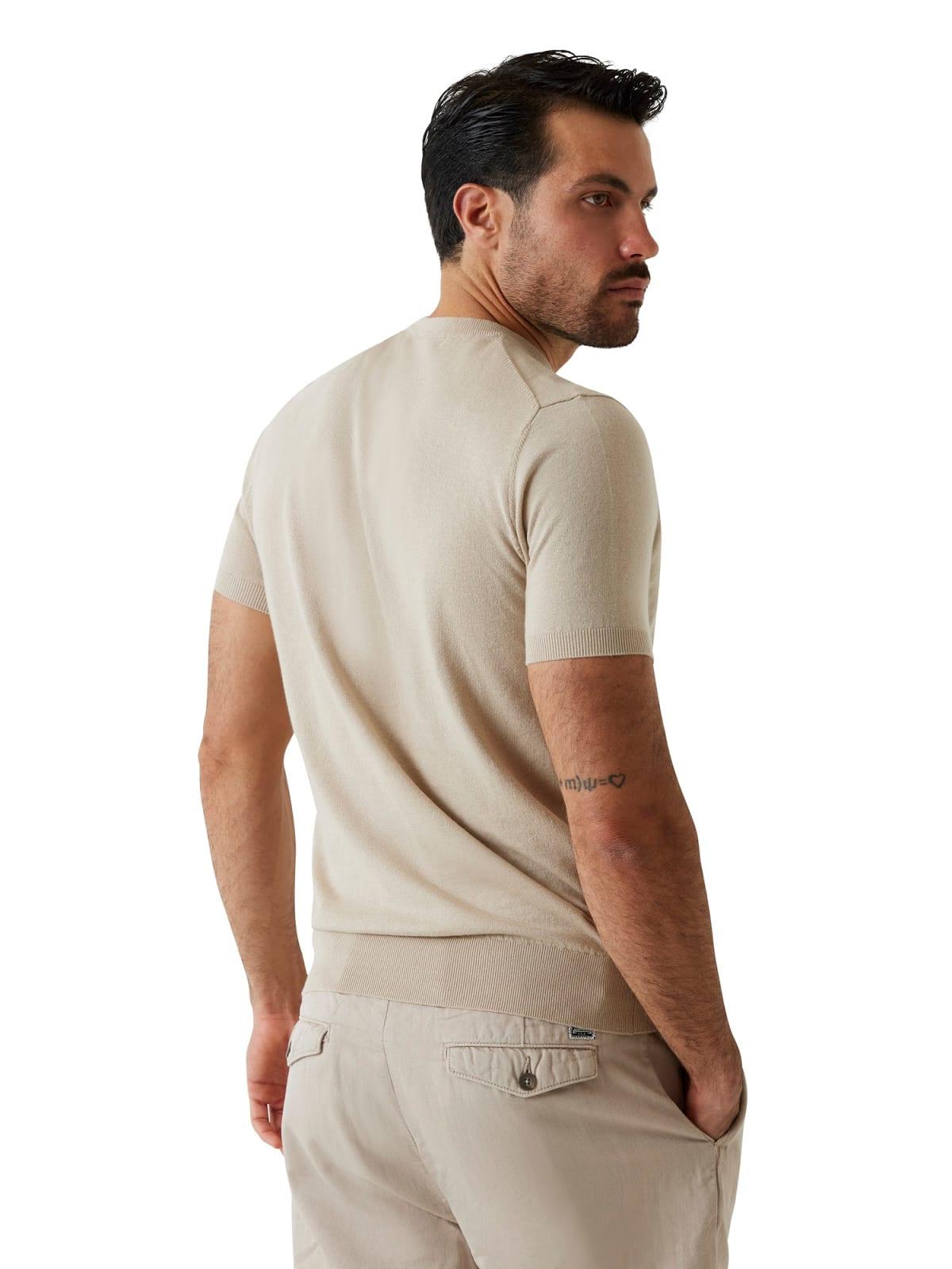 T-shirt Beige GUESS M6GR03/Z0556 G1GA Uomo 