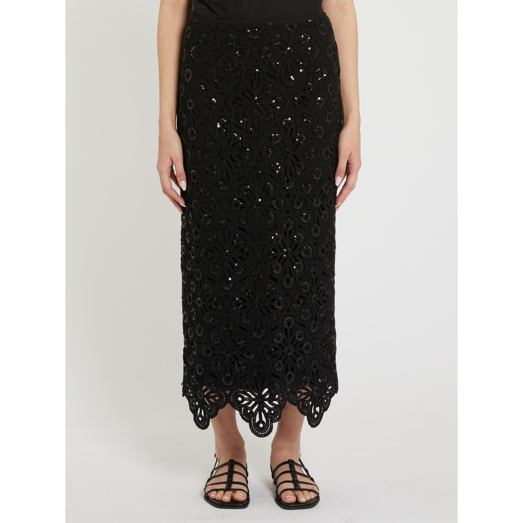 Gonna Nero PENNY BLACK PANDA 002 Donna 