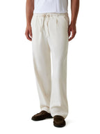 Pantalone Uomo Bianco Lino Comfort GUESS - Modalternativa