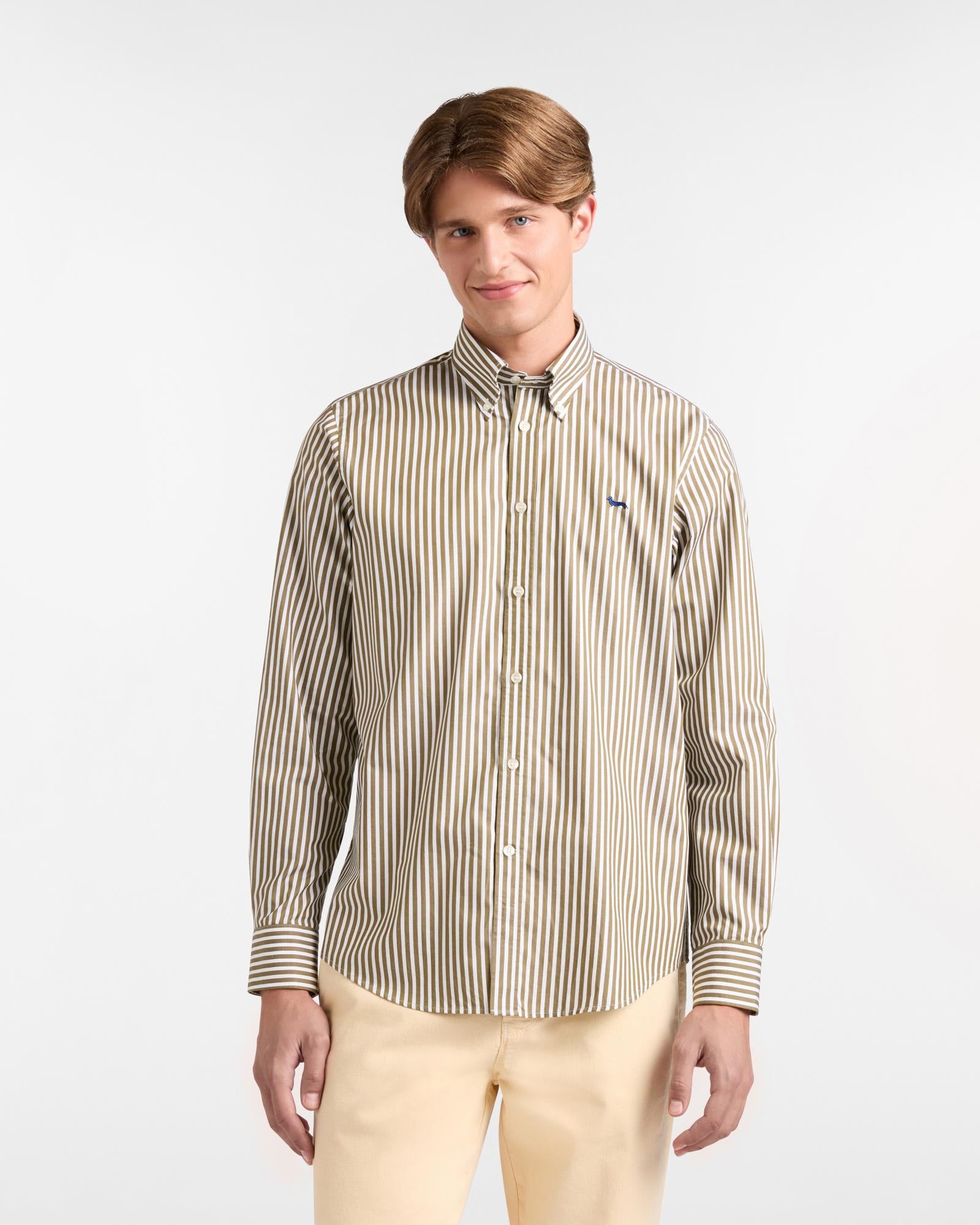 Camicia Verde HARMONT&BLAINE CRP001013477B 613 Uomo 