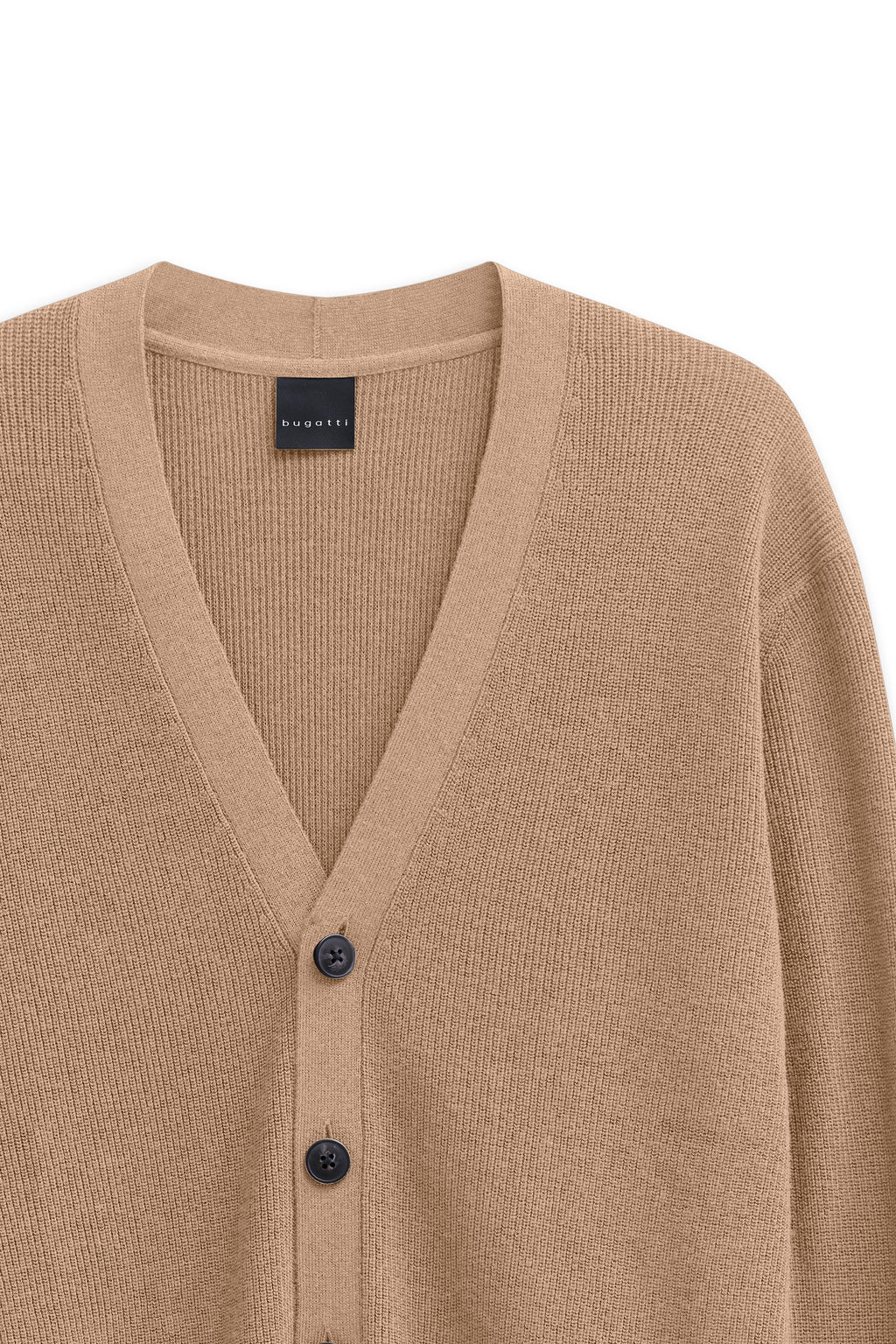 Cardigan Beige BUGATTI 85530D 40 Uomo 