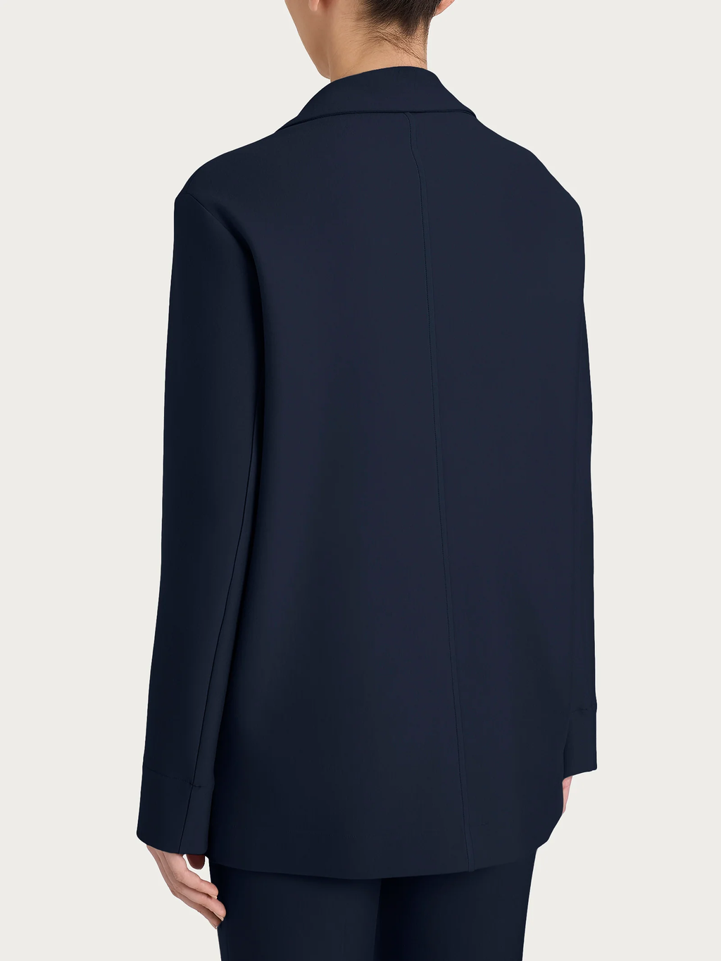 Giacca Donna Blu Jersey Monopetto RAGNO - Modalternativa