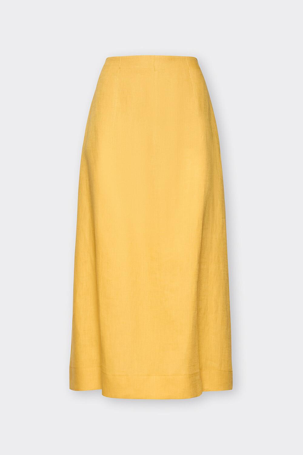 Gonna Giallo ELENA MIRO 1065P 018 Donna 