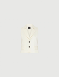 Gilet Bianco MARELLA NAFTA 001 Donna 