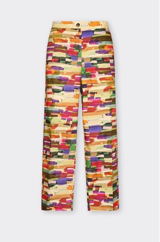 Pantalone Multicolor ELENA MIRO P020P 001 Donna 