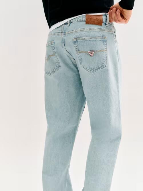 Jeans Celeste GUESS M6RA82D6772 R4ML Uomo 