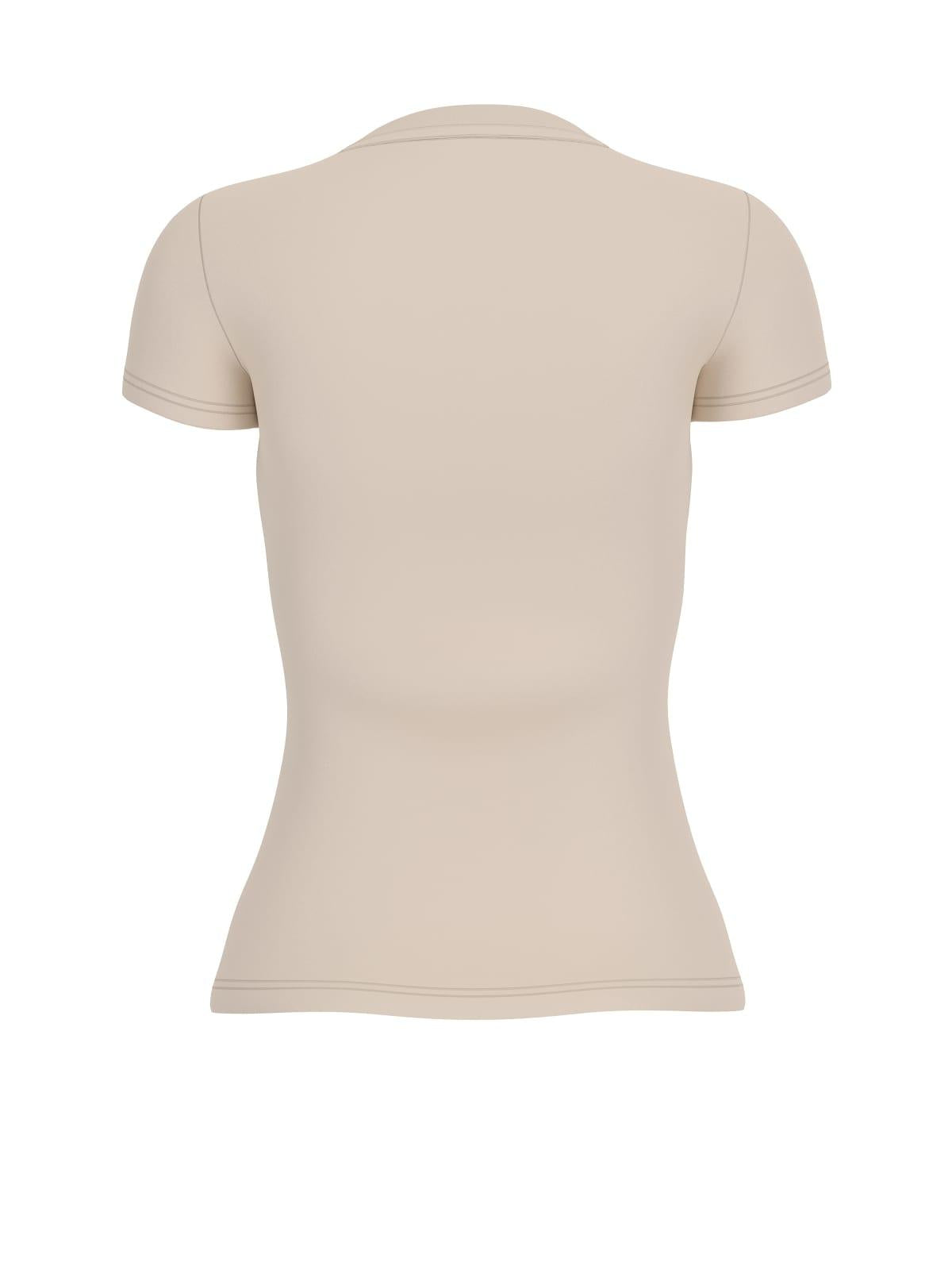 T-shirt Donna Madreperla Cotone Stampa tropicale GUESS - Modalternativa