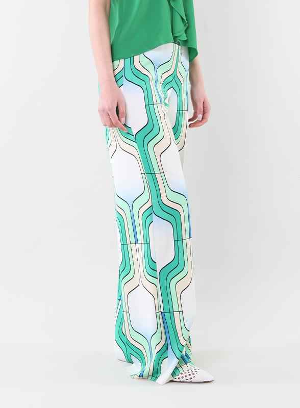 Pantalone Donna Verde  Sagomata MARELLA - Modalternativa