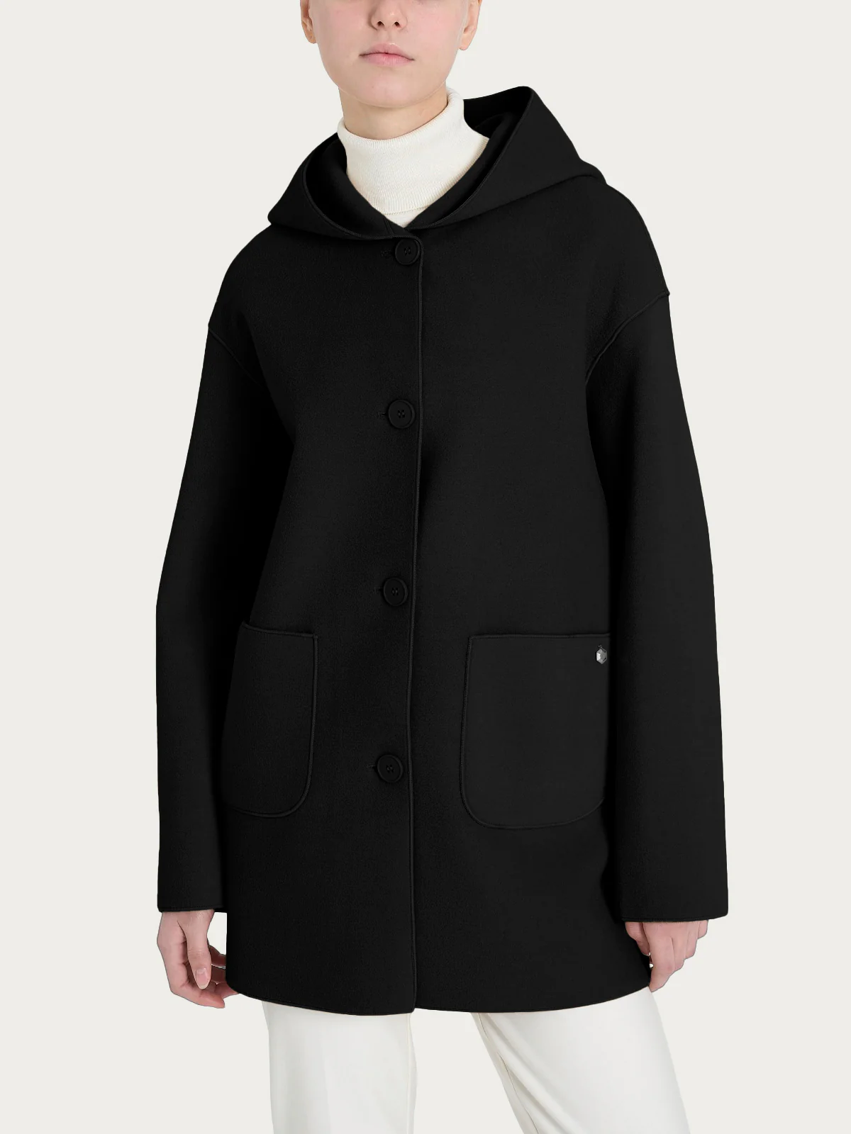 Cappotto Nero RAGNO DQ61KW 020NERO Donna 