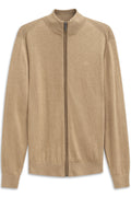 Cardigan con zip Beige BUGATTI 85520D7600 40 Uomo 