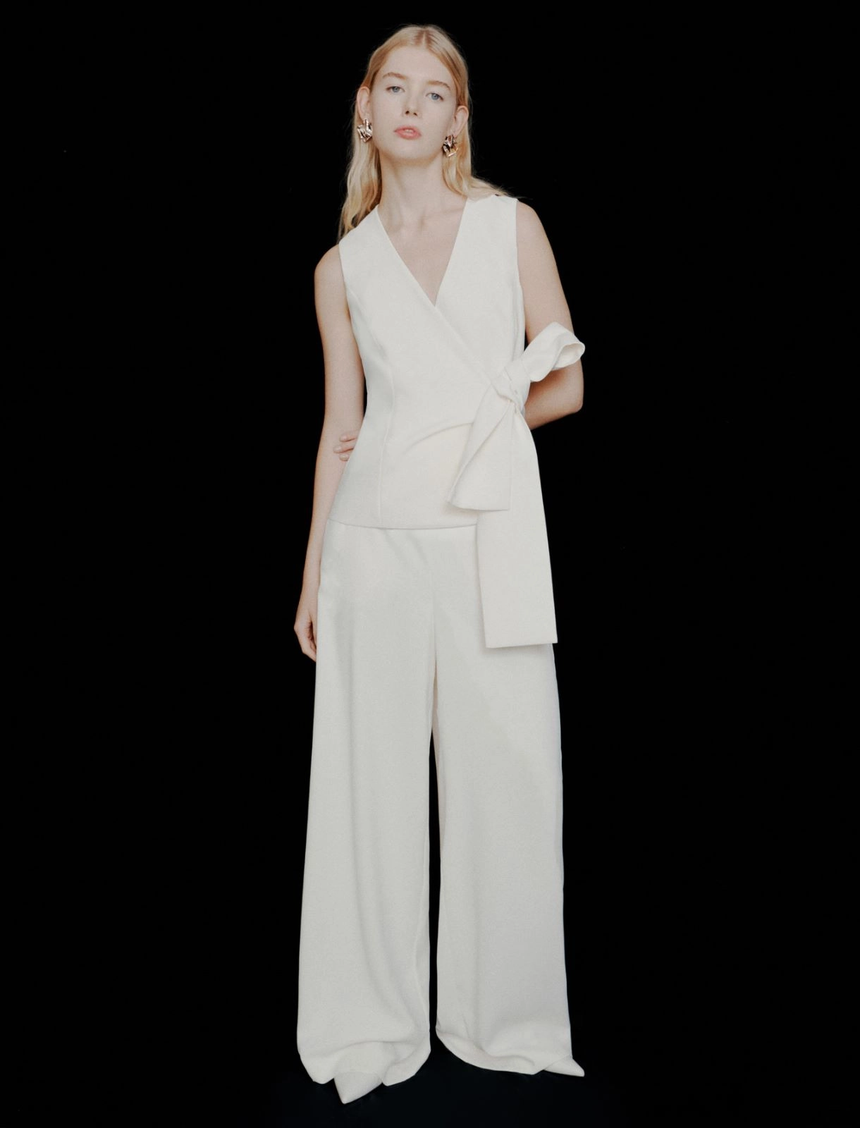 Gilet Bianco MARELLA art.365 LIRICA 002 Donna 