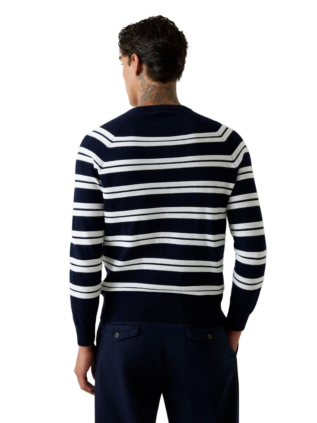 Maglia Blu/bianco GUESS M6GR14/Z0571 S76J Uomo 