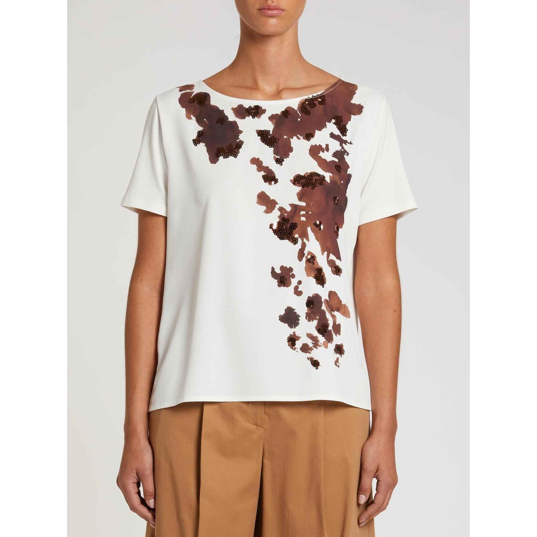 Maglia Donna Bianco Cotone  PENNY BLACK - Modalternativa