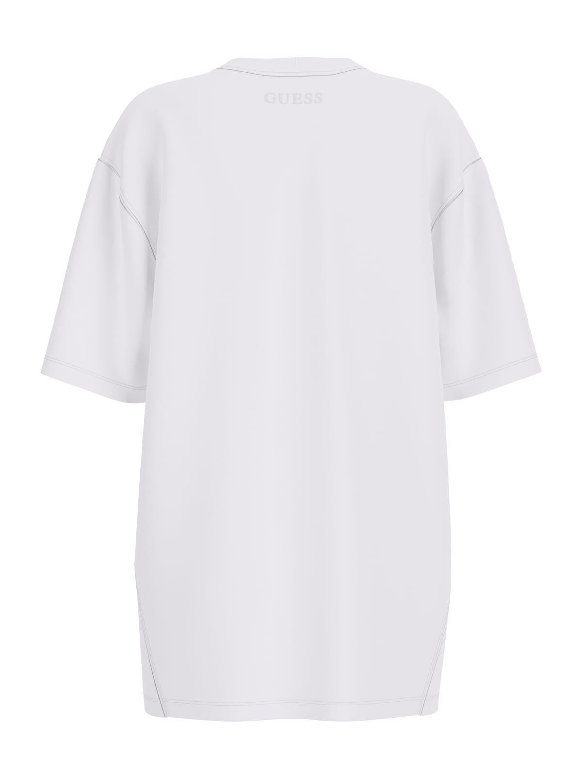 T-shirt Donna Bianco Cotone Logo GUESS - Modalternativa