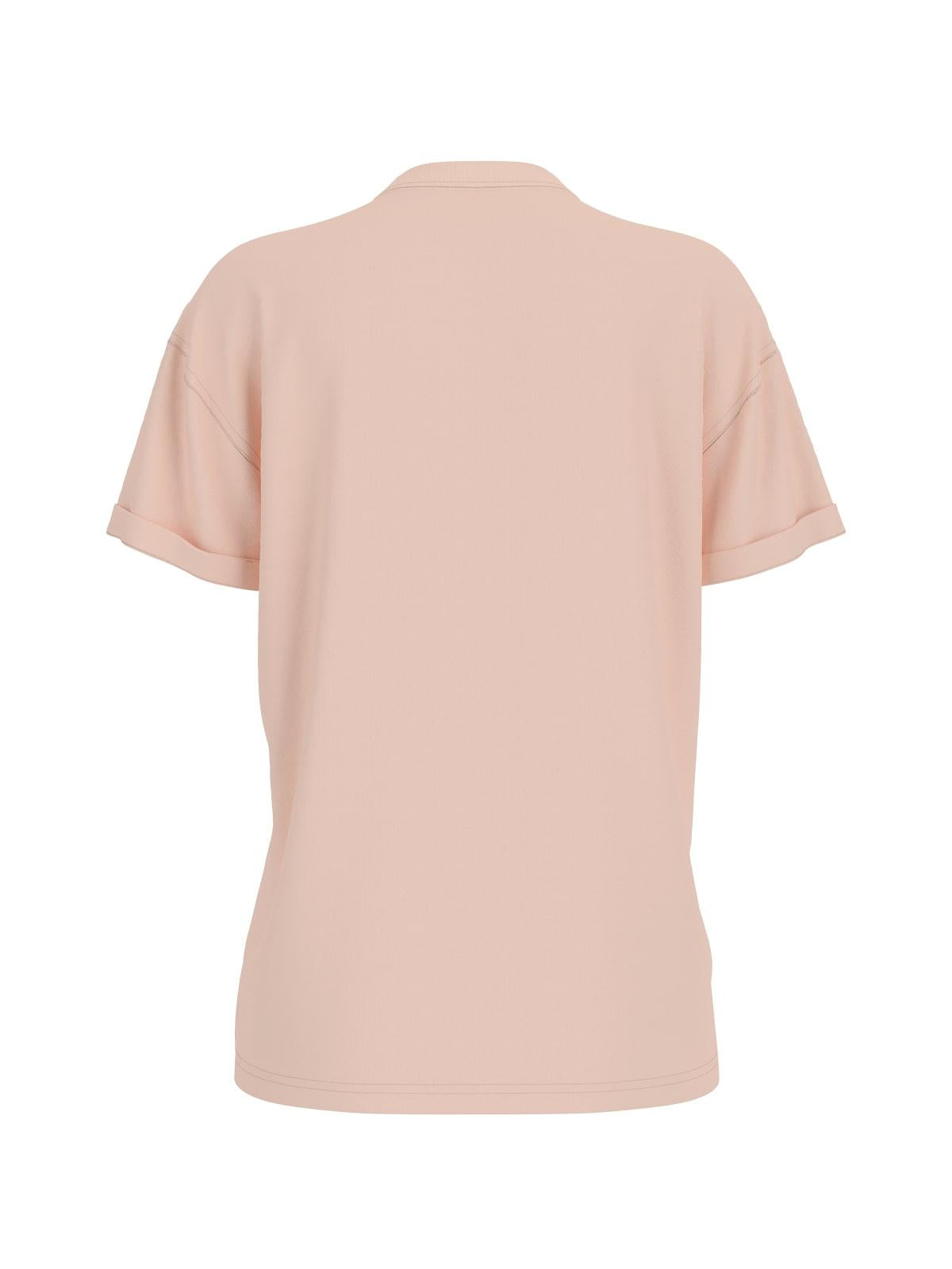 T-shirt Donna Rosa Cotone Logato GUESS - Modalternativa
