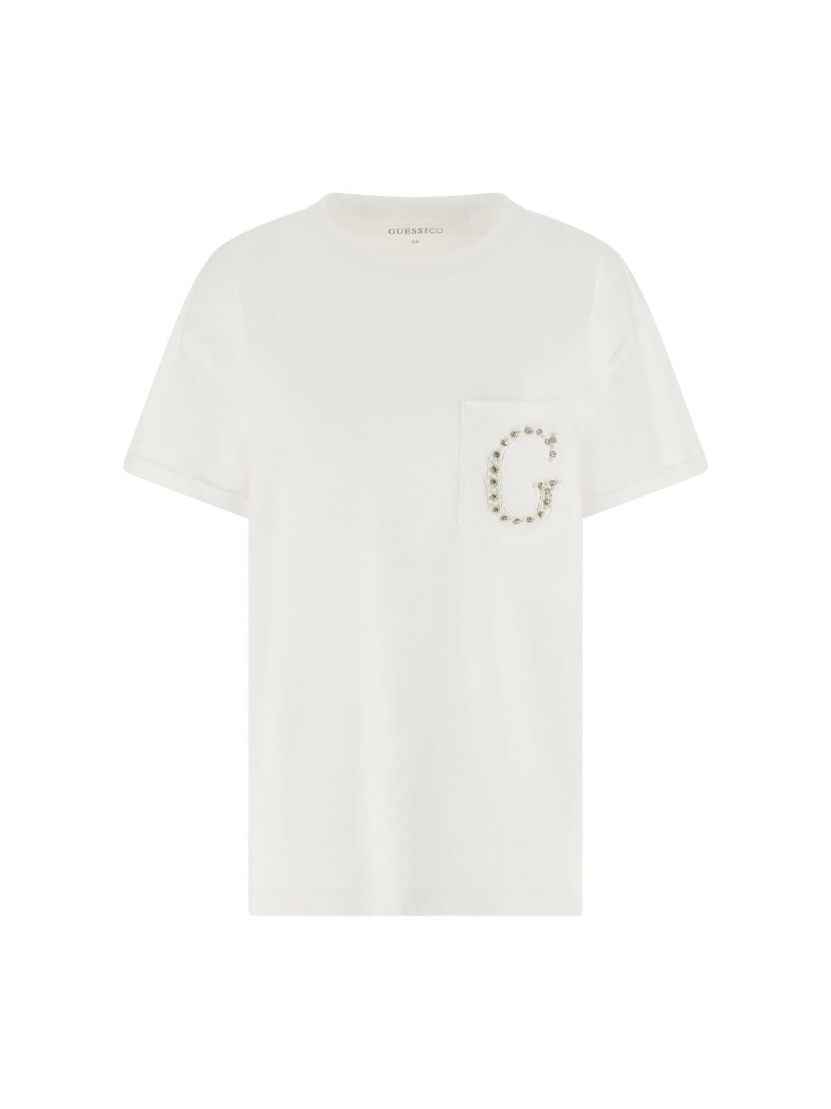T-shirt Donna Bianco   GUESS - Modalternativa