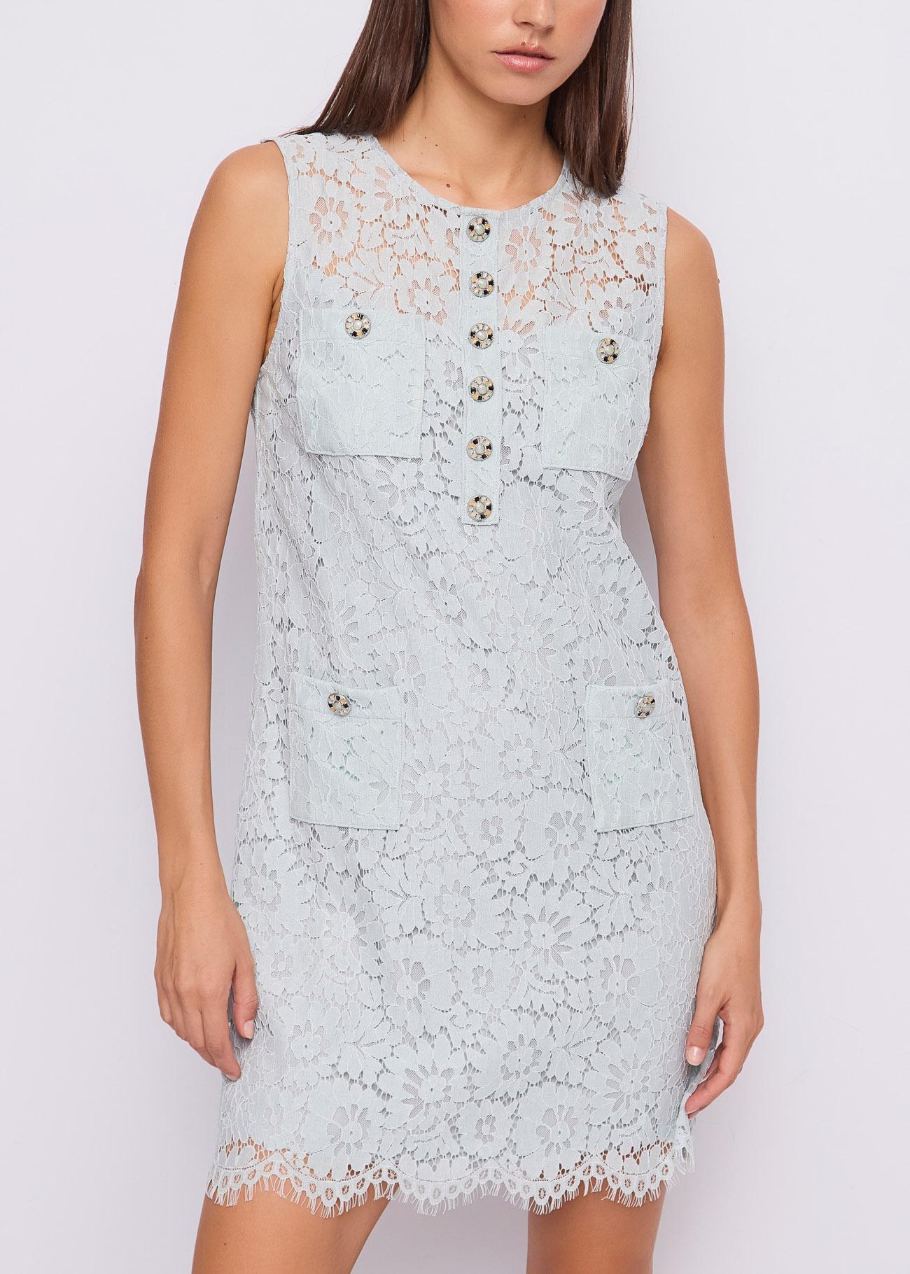Abito Celeste polvere GAUDì 611FD15011 3989 Donna 