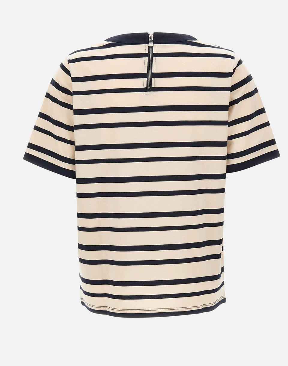 T-shirt Donna Fantasia Jersey Righe ELENA MIRO - Modalternativa