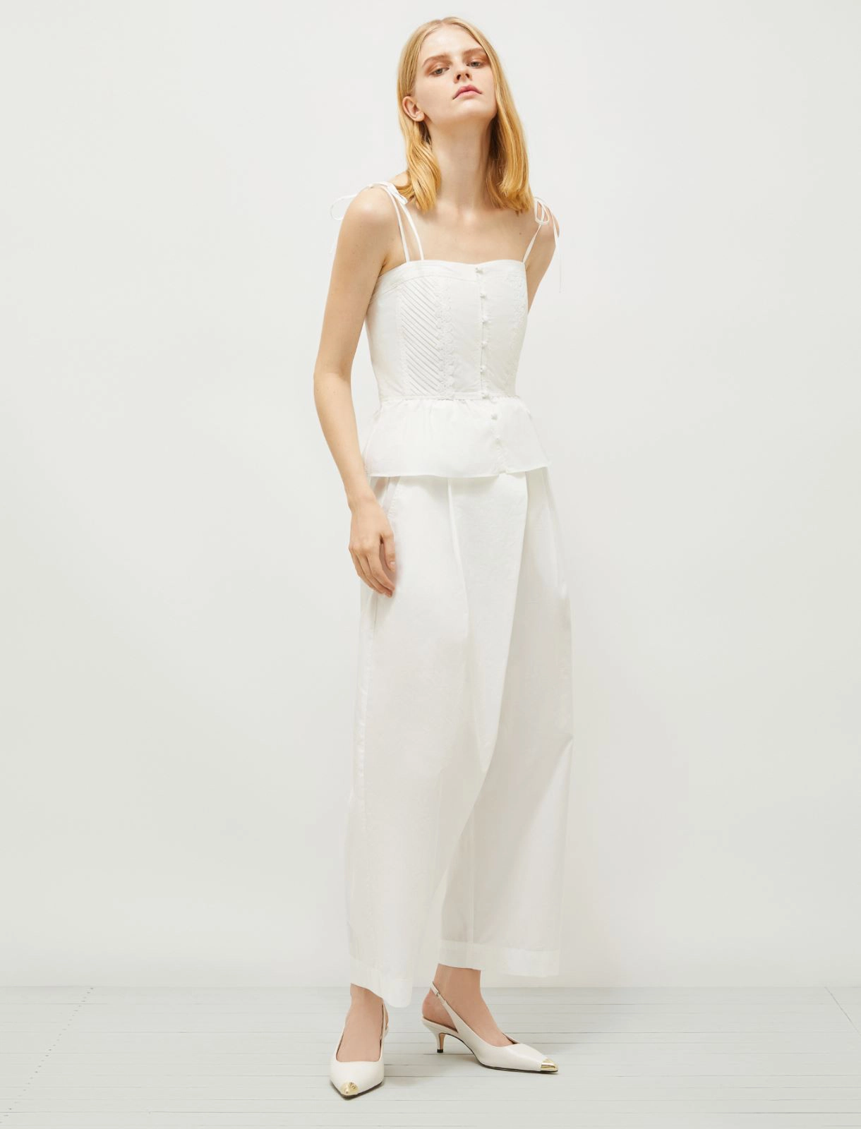 Pantalone Bianco MARELLA EDY 001 Donna 