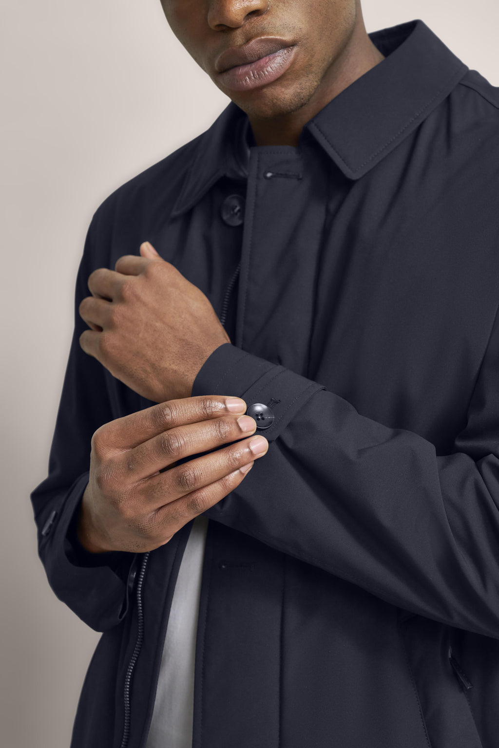 Trench Blu BUGATTI 99010 390 Uomo 