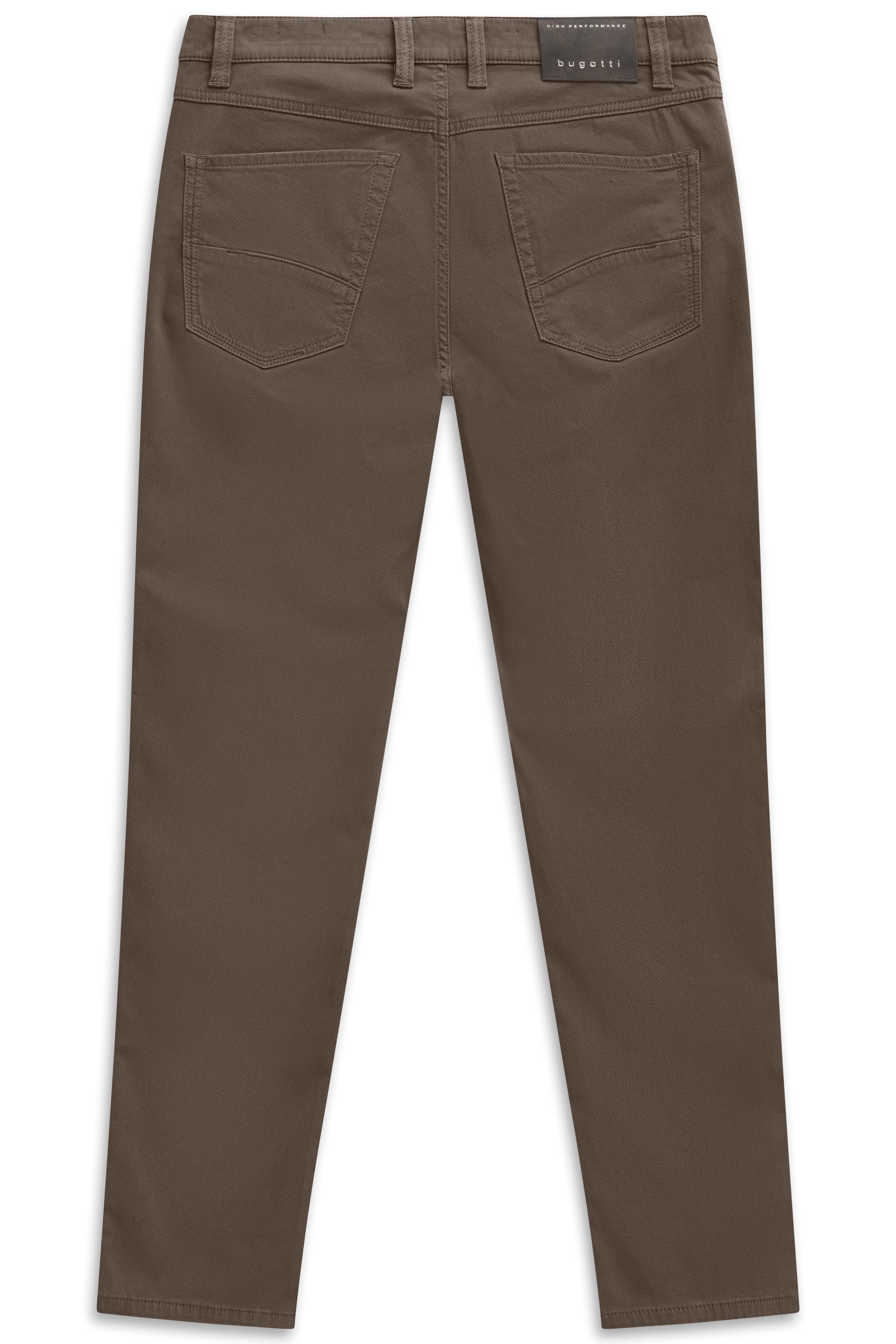 Pantalone slim fit Testa di moro BUGATTI 86395D 80 Uomo 