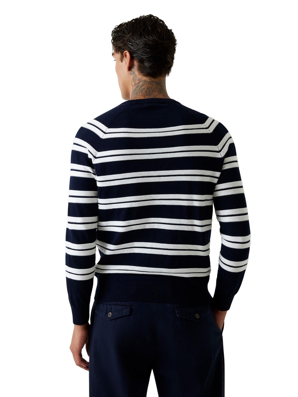 Maglia Uomo Blu/bianco  Righe GUESS - Modalternativa