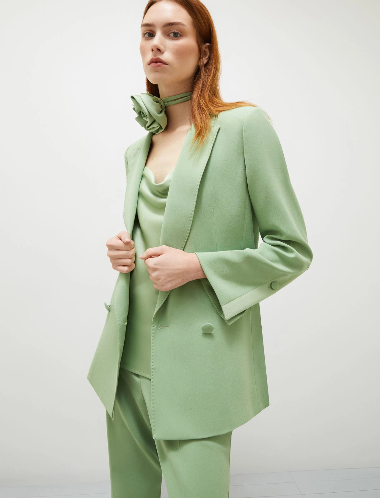 Giacca doppio petto Verde smeraldo MARELLA AZULENE 005 Donna 