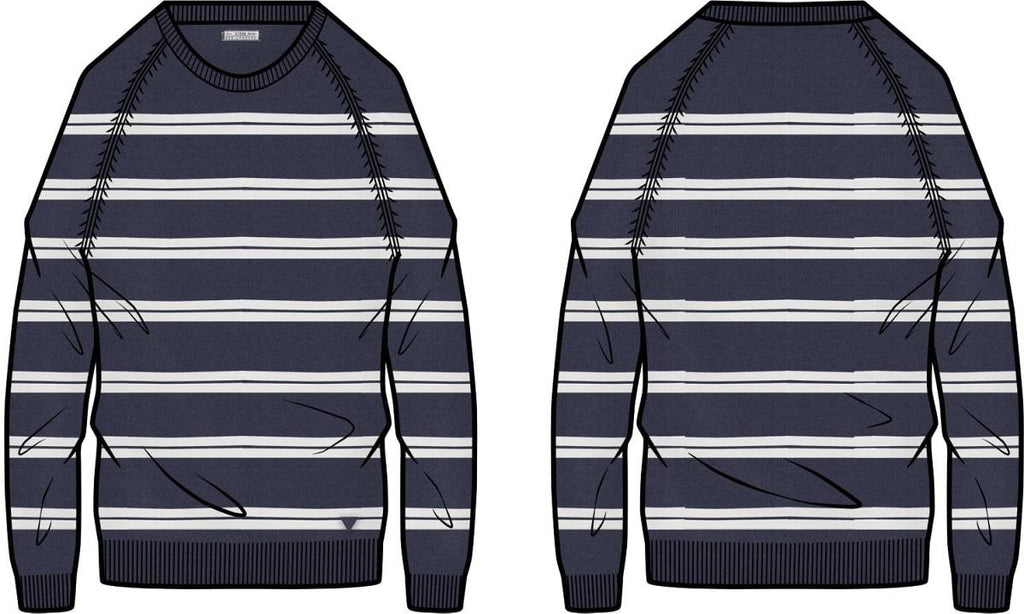 Maglia Blu/bianco GUESS M6GR14/Z0571 S76J Uomo 