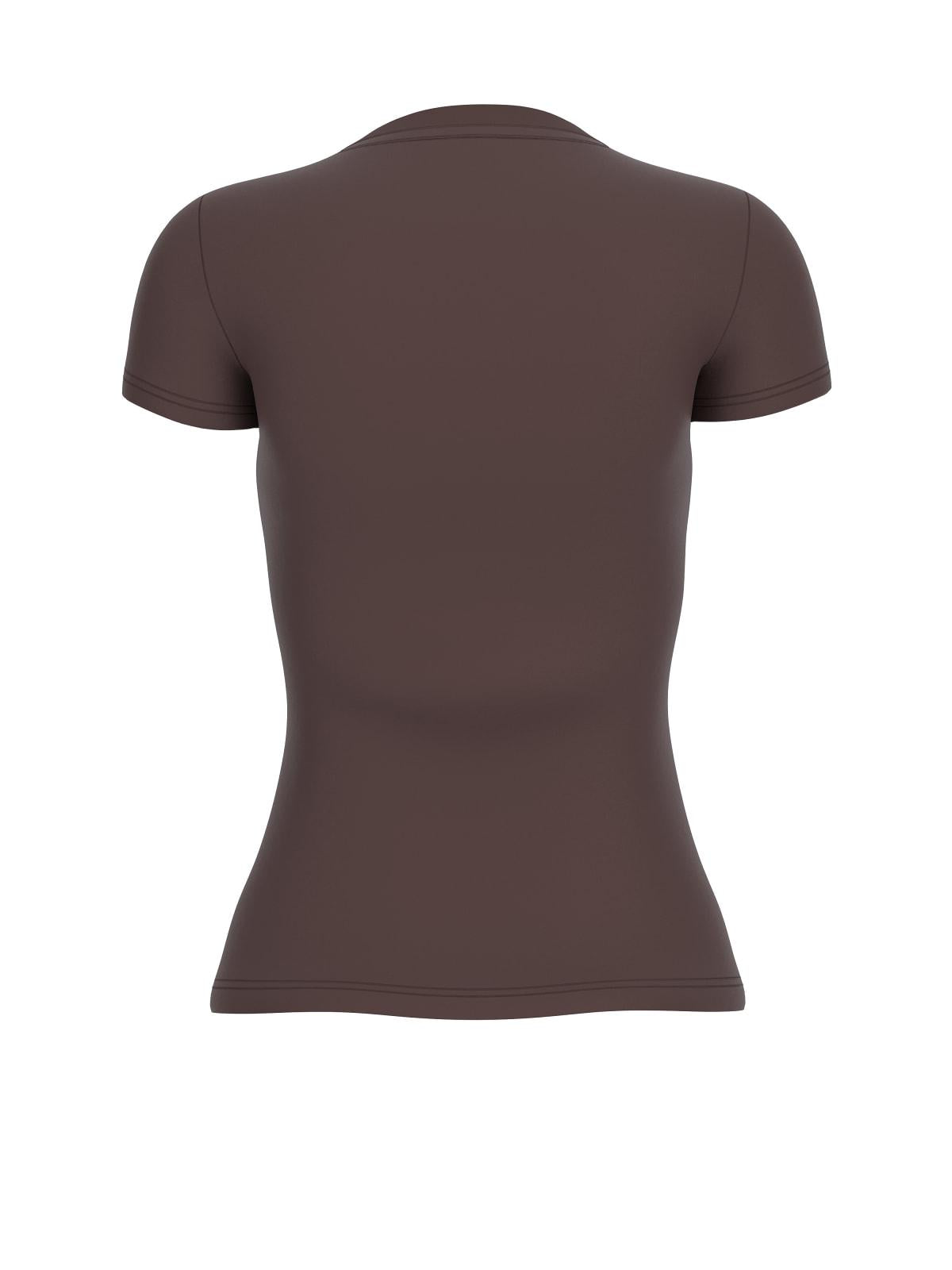 T-shirt Donna Marrone   GUESS - Modalternativa