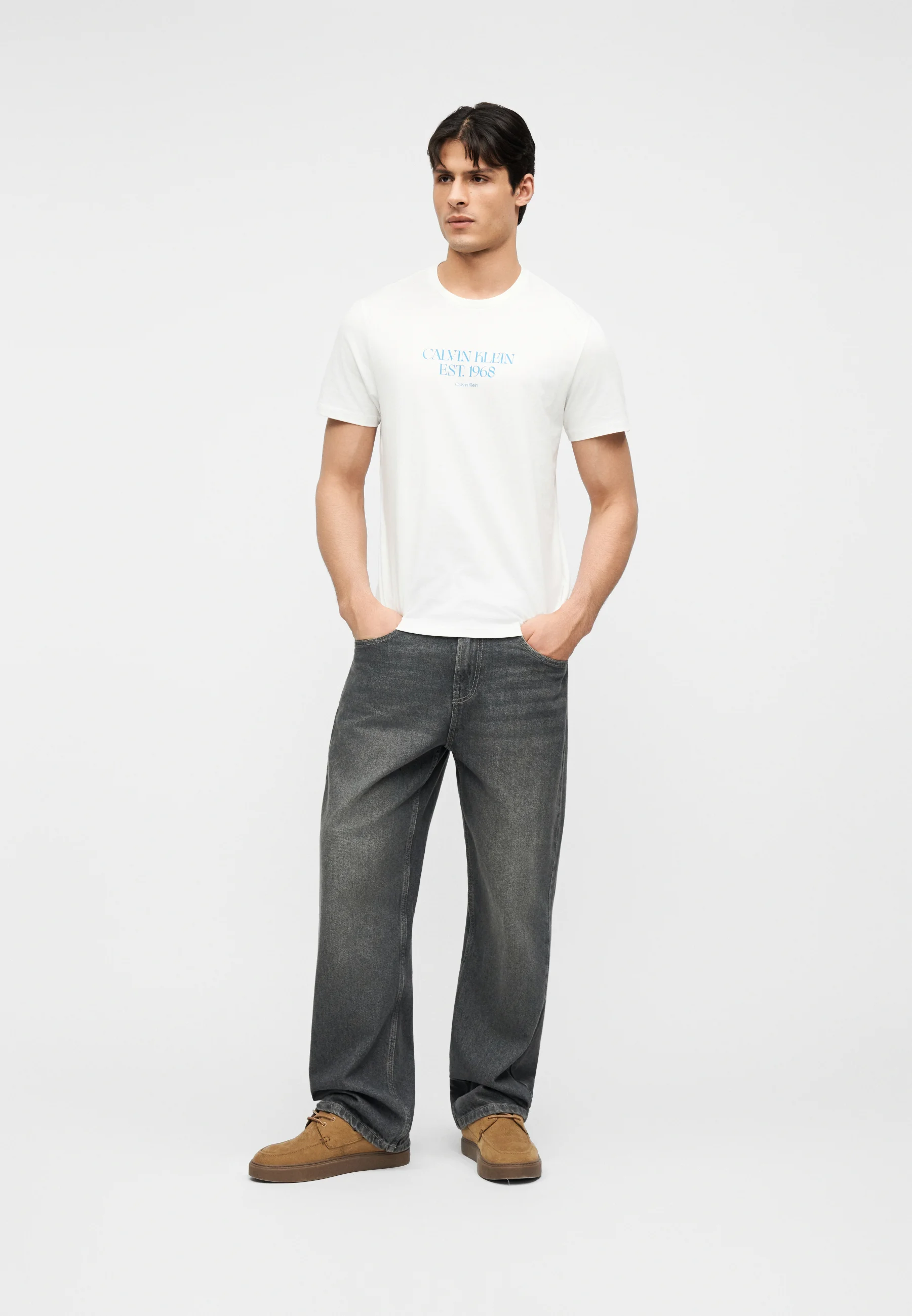 T-shirt Bianco CALVIN KLEIN JEANS LV14RF804 GYAF Uomo 