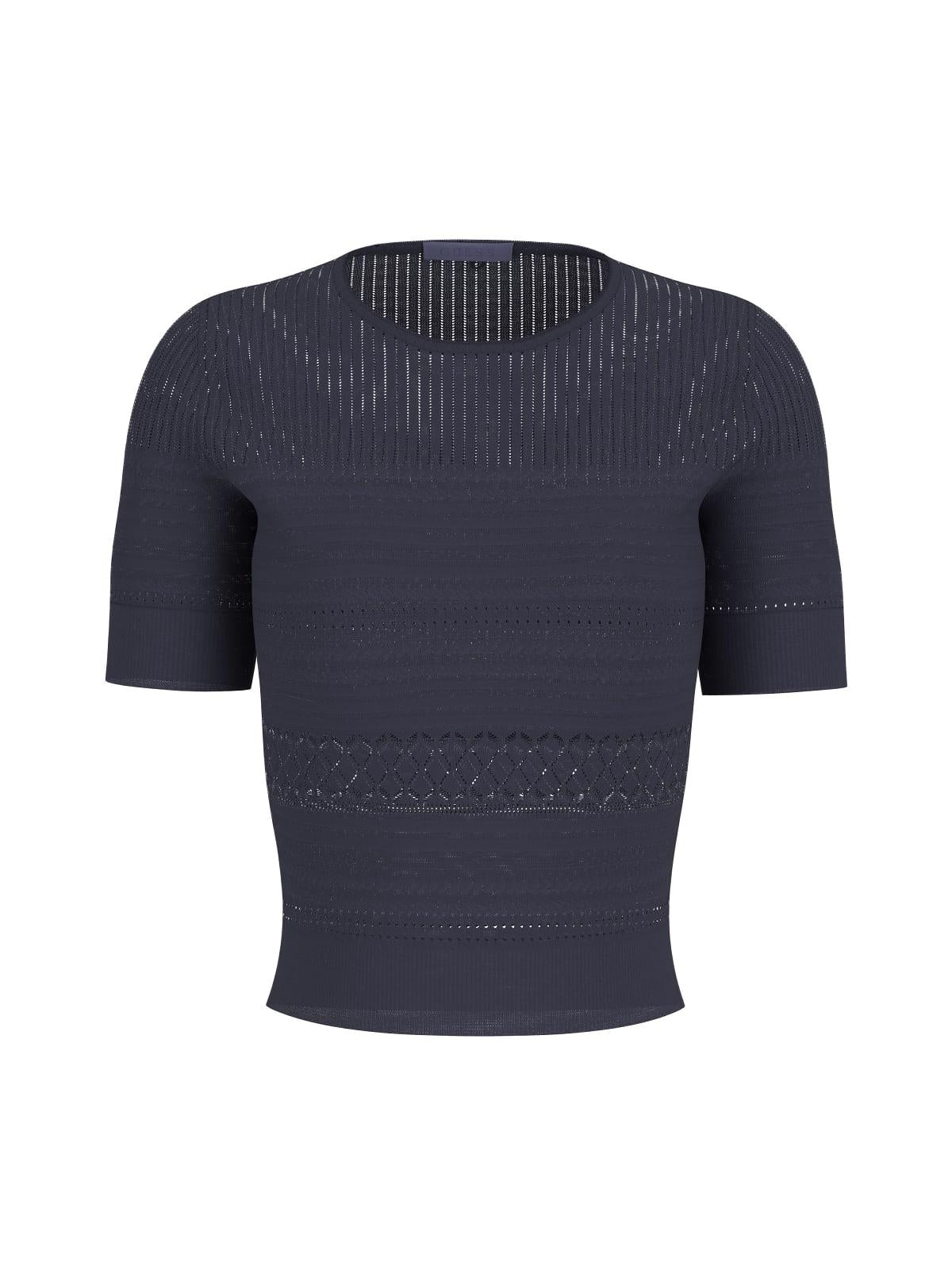 T-shirt Nero/blu GUESS W6GR16_Z0601_ G7P1 Donna 