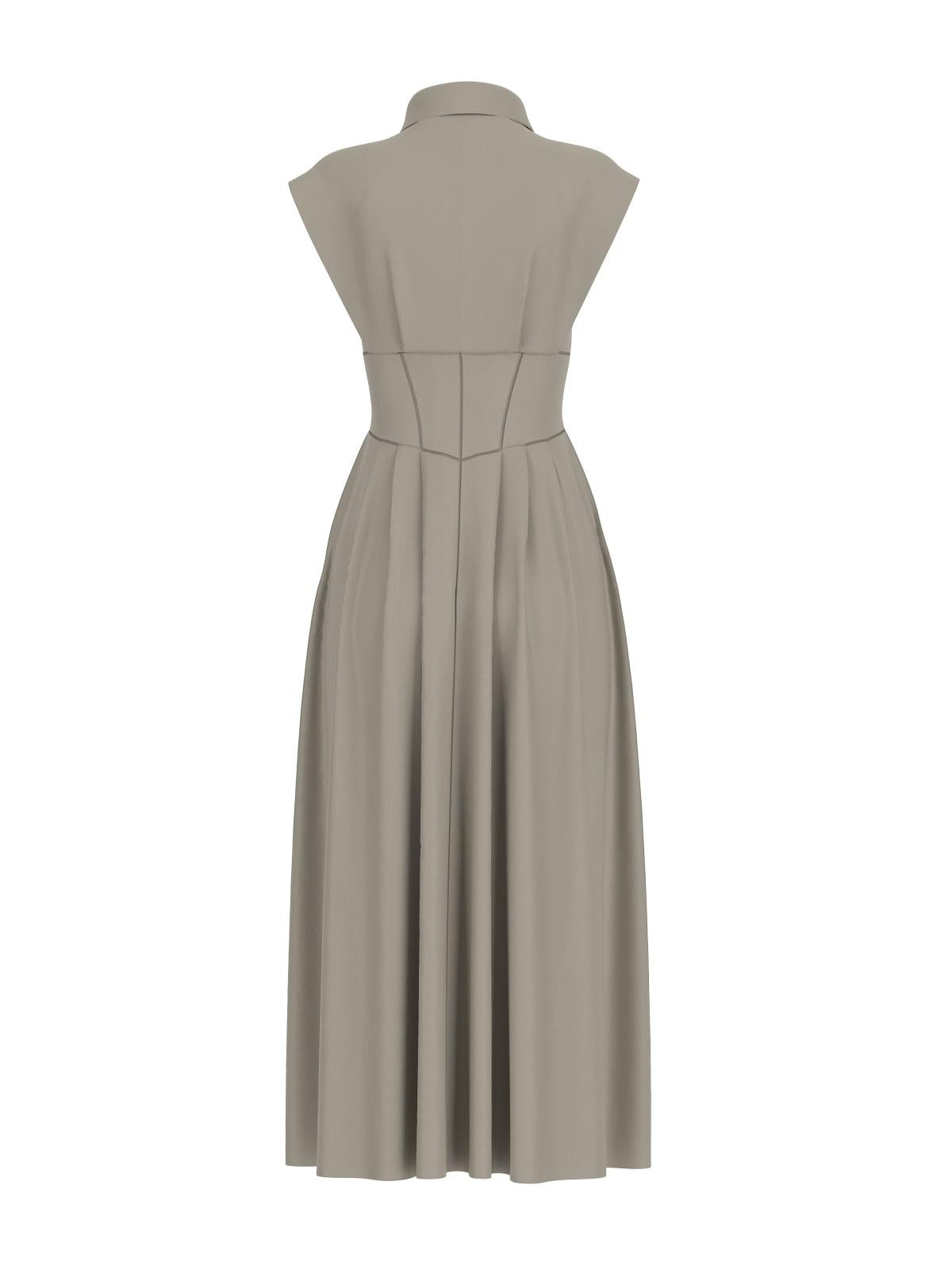 Abito Grigio verde GUESS W6GKA0_W2553_ G8CJ Donna 