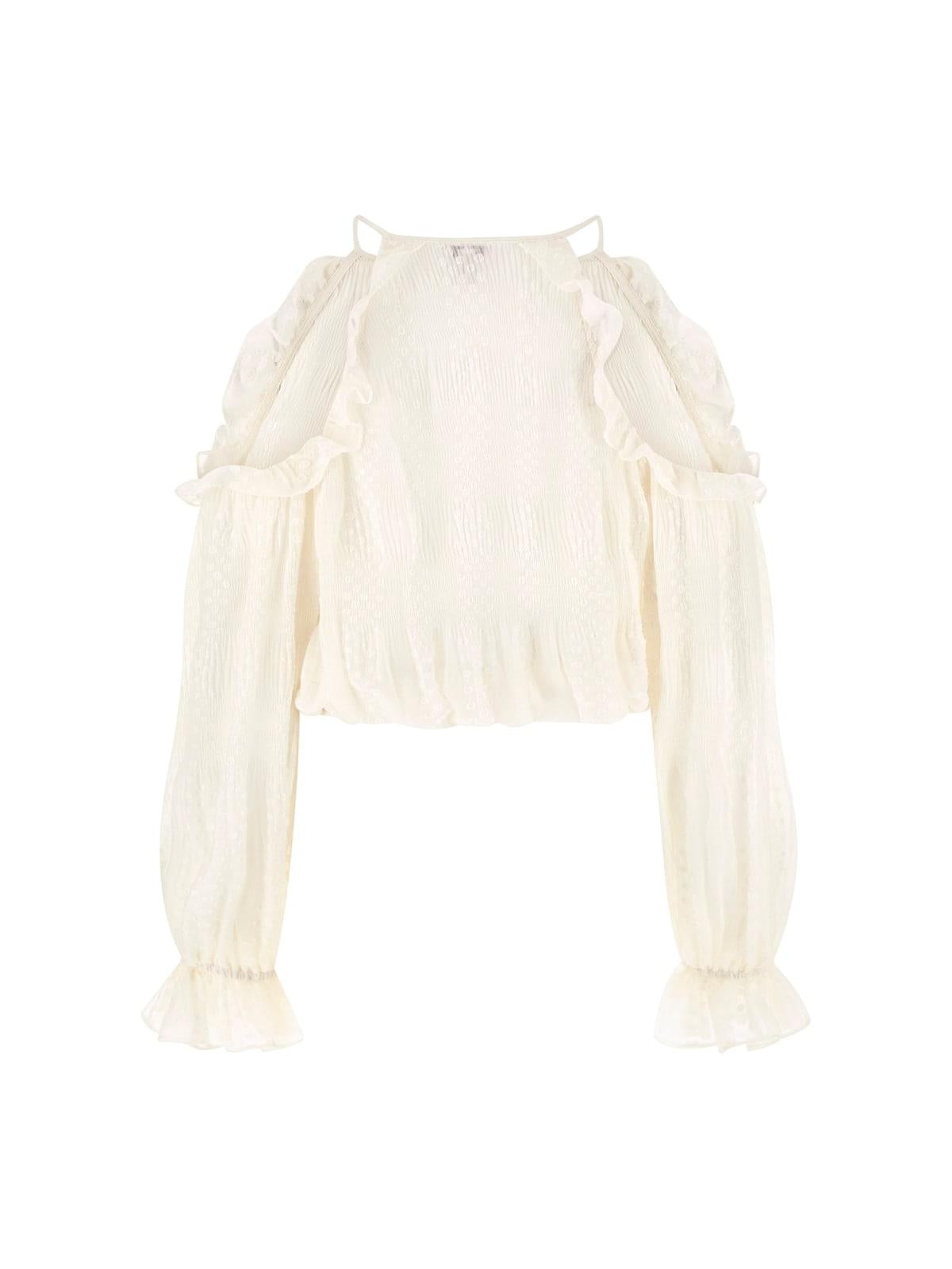 Top Bianco GUESS W6GH6I_W2041 G106 Donna 