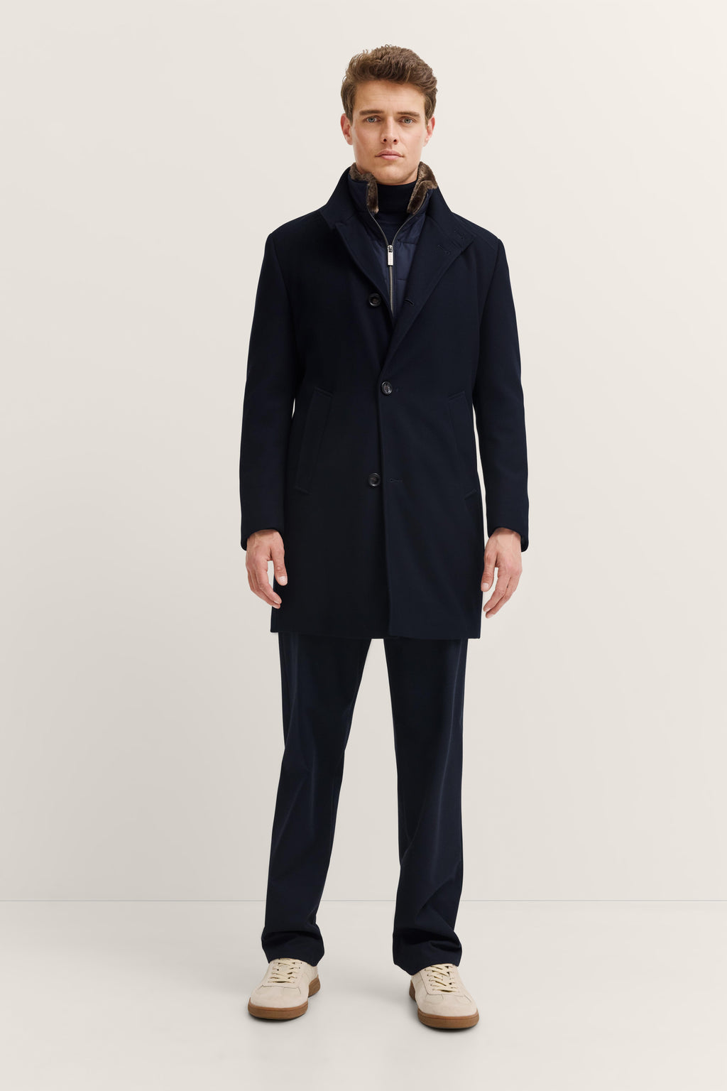 Cappotto Blu BUGATTI 84220 390 Uomo 