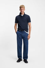 Polo Blu Hugo Boss 5050780 404 Uomo 