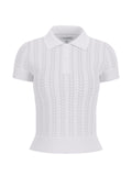 Polo Bianco GUESS W6GR25_Z0672_ G106 Donna 