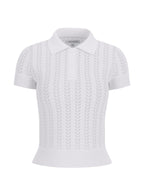 Polo Bianco GUESS W6GR25_Z0672_ G106 Donna 