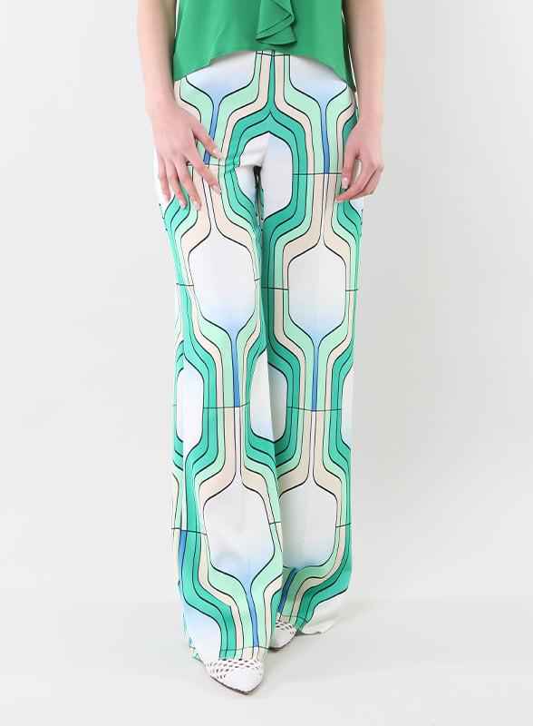 Pantalone Donna Verde  Sagomata MARELLA - Modalternativa