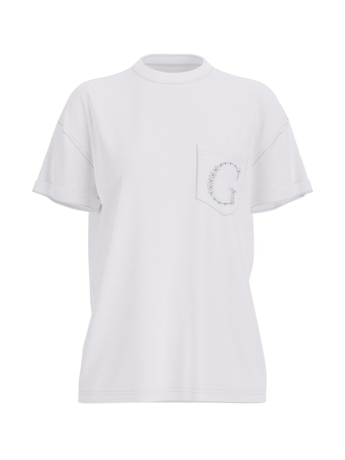 T-shirt Donna Bianco   GUESS - Modalternativa