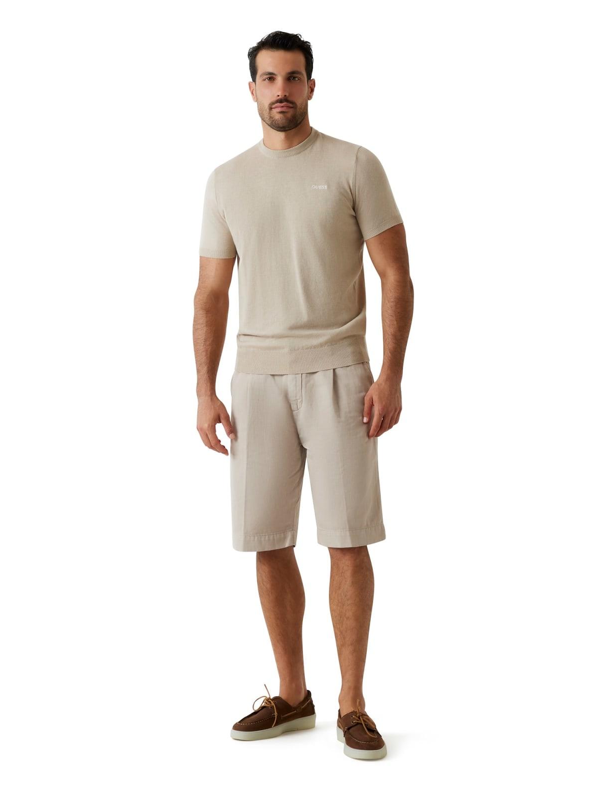 T-shirt Beige GUESS M6GR03/Z0556 G1GA Uomo 