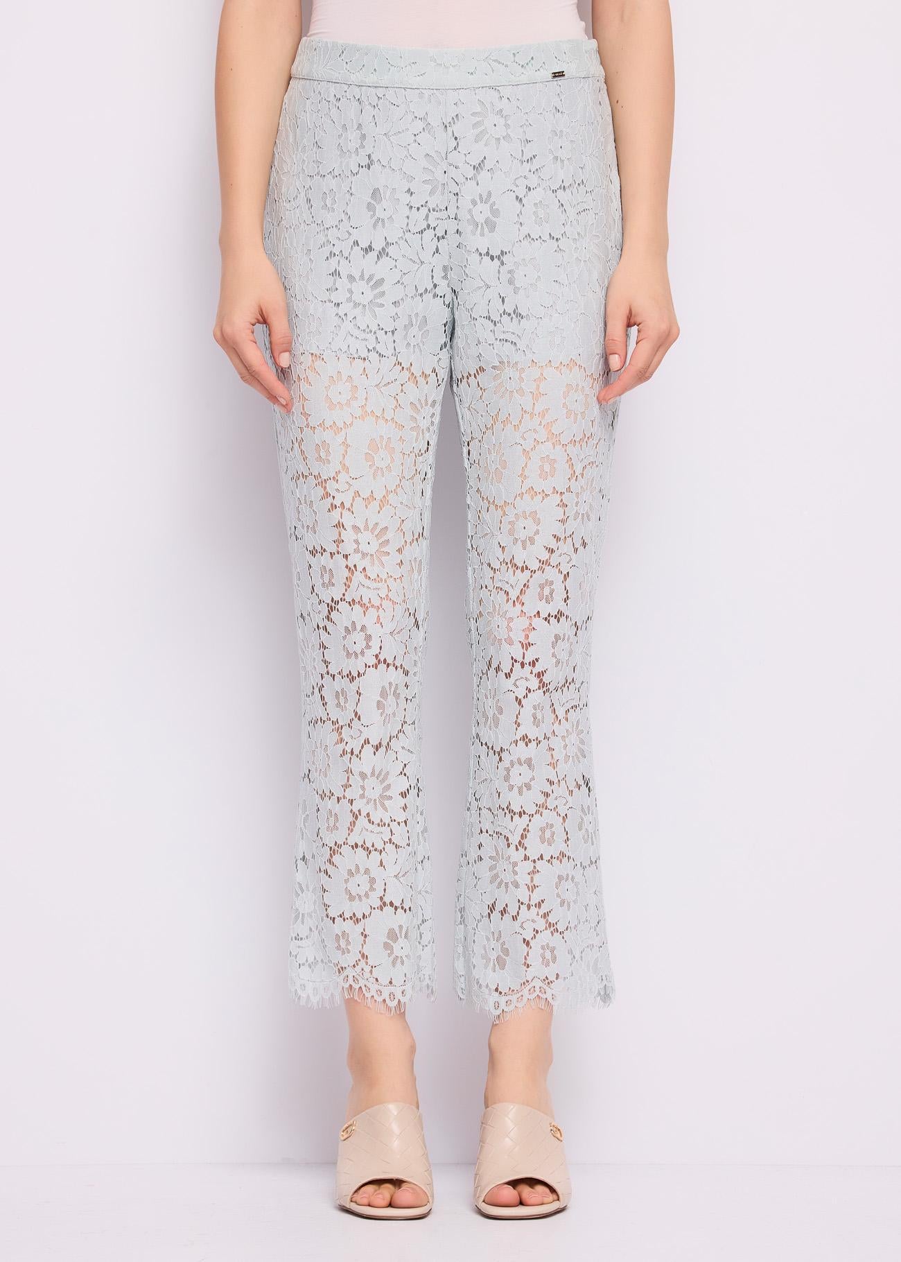 Pantalone Celeste polvere GAUDì 25009 3989 Donna 