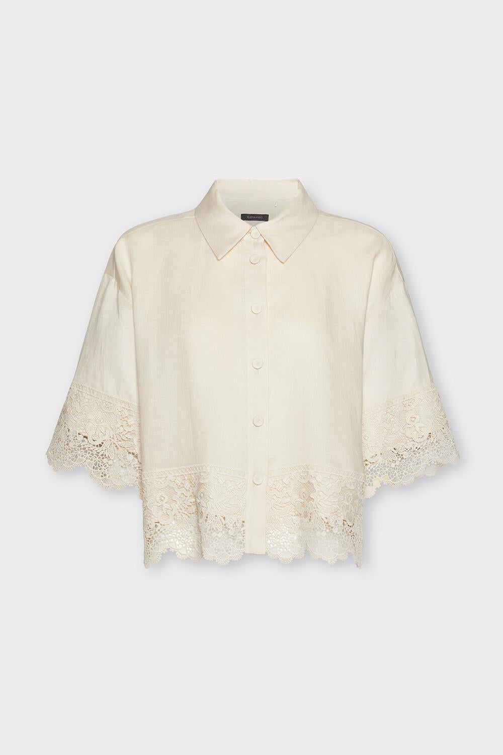 Camicia Rosa ELENA MIRO 5188P 002 Donna 